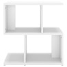 Table de chevet blanc 50x30x51,5 cm bois d'ingénierie 581407581407