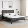 Matelas Blanc et Gris 140 x 190 cm Tissu jacquard 581408581408