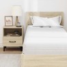 Matelas Blanc 80 x 200 cm Ressort ensaché 581409581409