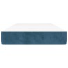 Matelas à ressorts ensachés 80 x 220 cm Bleu foncé 581410581410