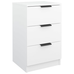 Table de chevet Blanc 40x36x65 cm 581413581413