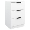 Table de chevet Blanc 40x36x65 cm 581413581413
