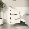 Table de chevet Blanc 40x36x65 cm 581413581413