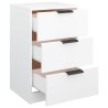 Table de chevet Blanc 40x36x65 cm 581413581413