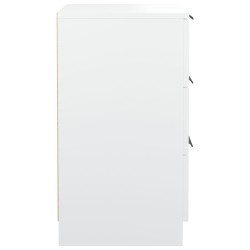 Table de chevet Blanc 40x36x65 cm 581413581413