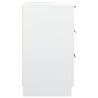 Table de chevet Blanc 40x36x65 cm 581413581413