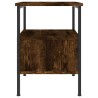 Table de chevet chêne fumé 34x36x50 cm bois d'ingénierie 581415581415