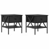 Table de chevet avec tiroir 2 pcs Chêne noir 40 x 42 x 45 cm 581419581419