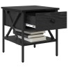 Table de chevet avec tiroir 2 pcs Chêne noir 40 x 42 x 45 cm 581419581419