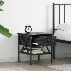 Table de chevet avec tiroir 2 pcs Chêne noir 40 x 42 x 45 cm 581419581419