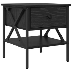 Table de chevet avec tiroir 2 pcs Chêne noir 40 x 42 x 45 cm 581419581419