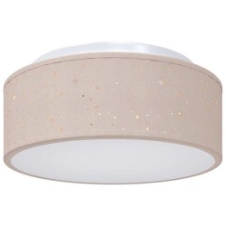 Lampe de plafond Taupe 30 x 30 x 13,5 cm tissu 581420581420