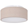 Lampe de plafond Taupe 30 x 30 x 13,5 cm tissu 581420581420