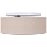 Lampe de plafond Taupe 30 x 30 x 13,5 cm tissu 581420581420