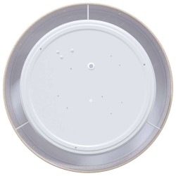 Lampe de plafond Taupe 30 x 30 x 13,5 cm tissu 581420581420