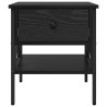 Table de chevet avec tiroir Chêne noir 40 x 42 x 45 cm 581427581427