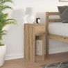 Table de chevet avec tiroir chêne artisanal 20x36x60 cm 581430581430