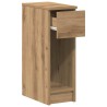 Table de chevet avec tiroir chêne artisanal 20x36x60 cm 581430581430
