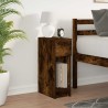 Table de chevet avec tiroir chêne fumé 20x36x60 cm 581431581431