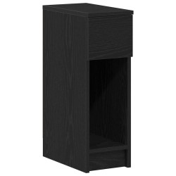 Table de chevet avec tiroir chêne noir 20x36x60 cm 581432581432