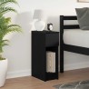 Table de chevet avec tiroir chêne noir 20x36x60 cm 581432581432