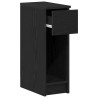Table de chevet avec tiroir chêne noir 20x36x60 cm 581432581432