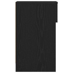 Table de chevet avec tiroir chêne noir 20x36x60 cm 581432581432