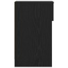 Table de chevet avec tiroir chêne noir 20x36x60 cm 581432581432