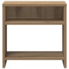 Table de chevet chêne artisanal 40x30x40 cm bois d'ingénierie 581437581437
