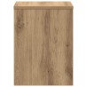 Table de chevet chêne artisanal 40x30x40 cm bois d'ingénierie 581437581437