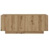 Table de chevet chêne artisanal 100x35x40 cm bois d’ingénierie 581438581438