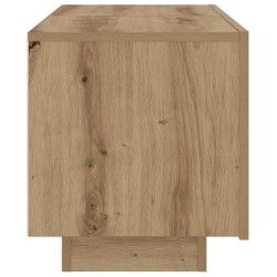 Table de chevet chêne artisanal 100x35x40 cm bois d’ingénierie 581438581438