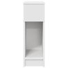 Table de chevet avec tiroir blanc 20x36x60 cm 581441581441