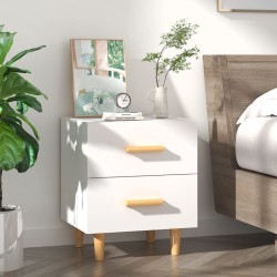 Table de chevet Blanc 40x35x47,5 cm 581442581442