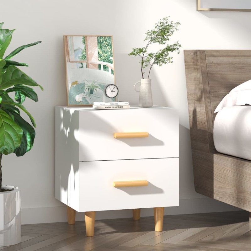 Table de chevet Blanc 40x35x47,5 cm 581442581442