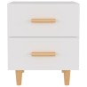 Table de chevet Blanc 40x35x47,5 cm 581442581442