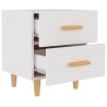 Table de chevet Blanc 40x35x47,5 cm 581442581442