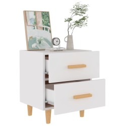 Table de chevet Blanc 40x35x47,5 cm 581442581442
