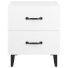 Table de chevet Blanc 40x35x47,5 cm 581443581443