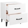 Table de chevet Blanc 40x35x47,5 cm 581443581443