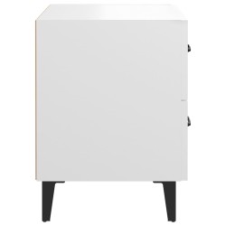 Table de chevet Blanc 40x35x47,5 cm 581443581443