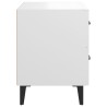 Table de chevet Blanc 40x35x47,5 cm 581443581443