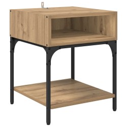 Table de chevet Chêne artisanal 40 x 40 x 50 cm 581444581444