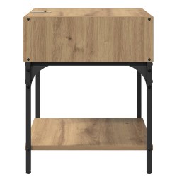 Table de chevet Chêne artisanal 40 x 40 x 50 cm 581444581444