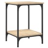Table basse chêne sonoma 40x40x55 cm bois d'ingénierie 581448581448
