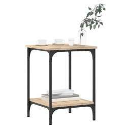 Table basse chêne sonoma 40x40x55 cm bois d'ingénierie 581448581448