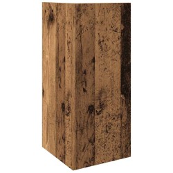 Table d'appoint avec étagère vieux bois 25,5x27x60 cm 581449581449