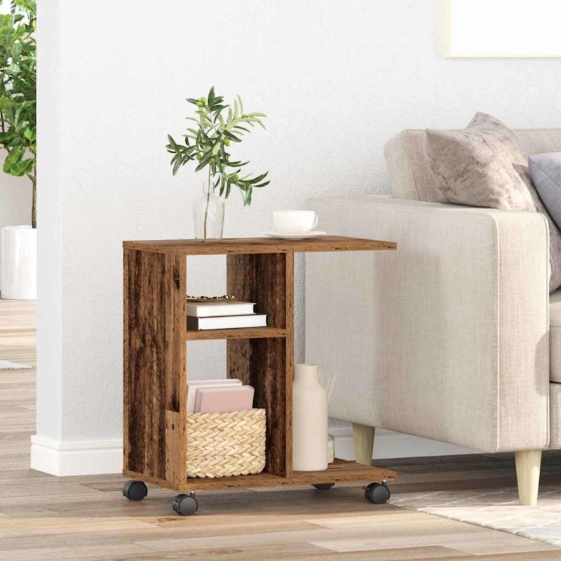 Table d'appoint Bois ancien 50 x 30 x 55 cm Bois d'ingénierie 581454581454