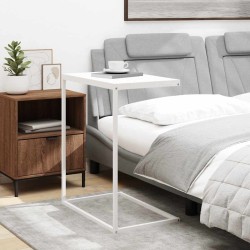 Table d'appoint Blanc 55x35x66 cm Bois d'ingénierie 581456581456