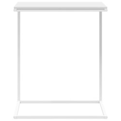 Table d'appoint Blanc 55x35x66 cm Bois d'ingénierie 581456581456